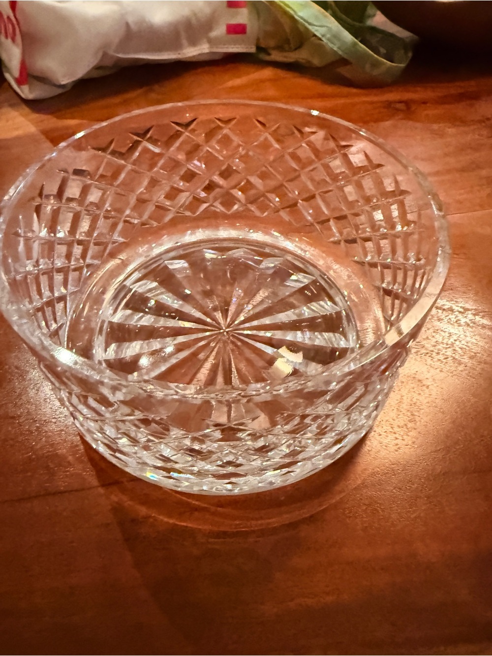Waterford Glandore 8” Cut Crystal Bowl Ireland